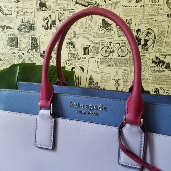 Kate Spade Cameron Large Satchel Frozen Lilac - Picture 7 of 11